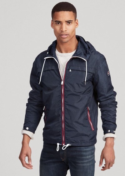 Chaquetas Polo Ralph Lauren Hombre Azul Marino - Packable Hooded - ZJDEX7485